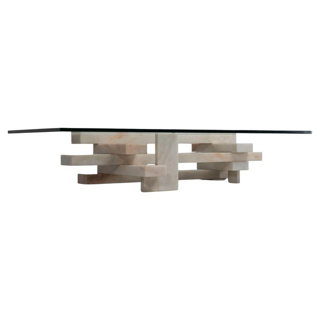 Marble Coffee Table by Willy Ballez, Belgium, 1979 For Sale - Image 18 of 18