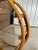 Vintage Coastal Round Bent Rattan Wall Shelf With Three Glass Shelves For Sale - Image 9 of 12