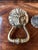 French Bronze Lion Head Door Knocker For Sale - Image 4 of 4