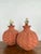 Vintage Terracotta Faux Weave Lamps - A Pair For Sale - Image 10 of 12