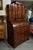 This early 19th century mahogany Biedermeier secretary bureau was made in two sections, circa 1830. The top section has a...