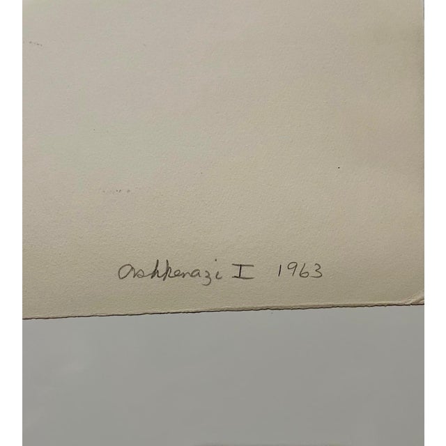 Mid 20th Century Jack Levine, Jack Levine Modernist Wpa Artist Ashkenazi Rabbi Etching Judaica Jewish Print For Sale - Image 5 of 5