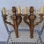Pair 19thc French Antique Empire Carved Giltwood Wall Sconces. Center torch detail. beautifully carved detail throughout....