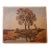 20th Century French Far Away Farmhouse Painting For Sale