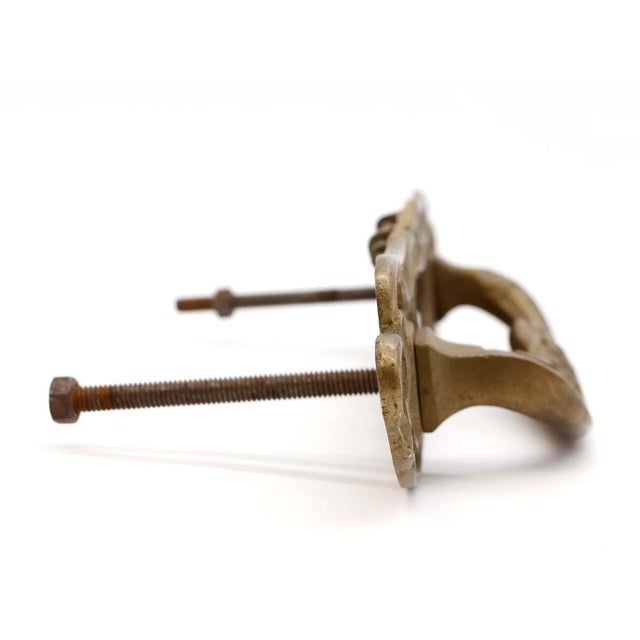 Mid 20th Century Art Nouveau Brass Mail Slot Door Pull For Sale - Image 9 of 10