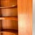 1970s Mid-Century G Plan Teak Corner Cabinet / Bookcase With Curved Door For Sale - Image 9 of 11