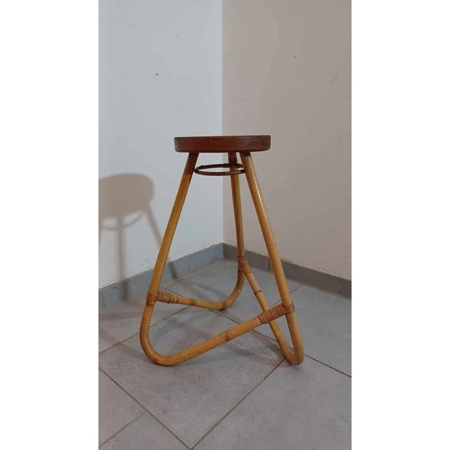Mid-Century Bamboo Plant Stand, 1950-1960s For Sale - Image 10 of 10