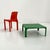 Plastic Green Demetrio 70 Coffee Table by Vico Magistretti for Artemide, 1960s For Sale - Image 7 of 11