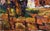 Oil Painting Evening in the Yard Oksana Ivanyuk For Sale - Image 6 of 8