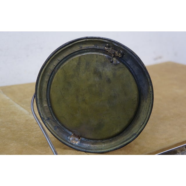 Antique Victorian Aesthetic Arts Nouveau Stained Slag Glass Parlor Lamp 25" For Sale - Image 6 of 17