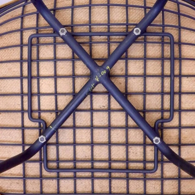 Eames Herman Miller Dkr Chair on Early Production Low X-Base For Sale In Detroit - Image 6 of 7