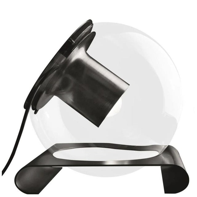 Not Yet Made - Made To Order Black Metal The Globe Table Lamps by Joe Colombo for Oluce, Set of 2 For Sale - Image 5 of 15