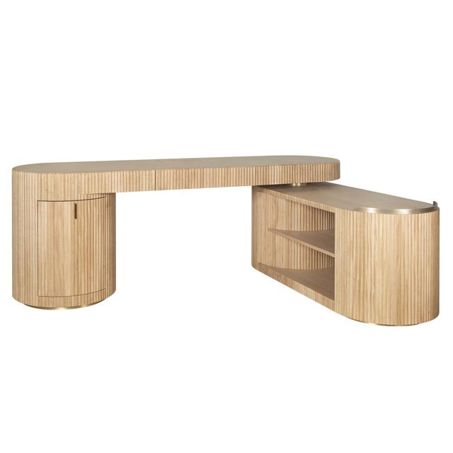 Metal Gifford Desk by Wood Tailors Club For Sale - Image 7 of 12