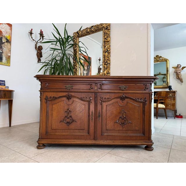 Baroque Buffet in Pine For Sale - Image 6 of 12