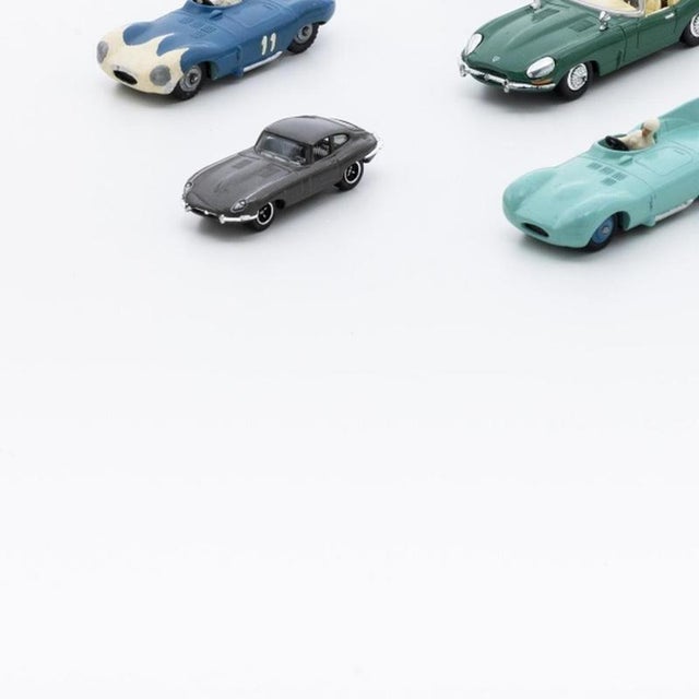 European Miniature Jaguar Cars, Set of 9 For Sale - Image 3 of 6