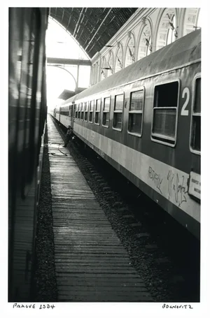Prague “Train”, 2004, Silver Gelatin Photograph, Murray Bognovitz
