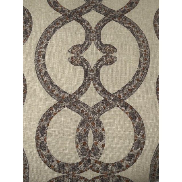 Rare Empire Mahogany and Brass Inlaid Chair For Sale - Image 11 of 11