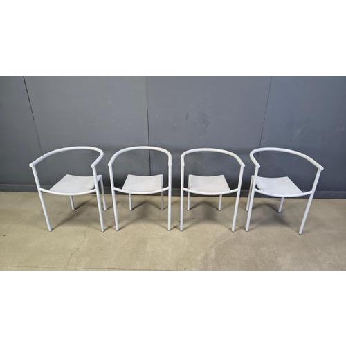 Vintage Von Vogelsang Chairs by Starck for Driade, 1980s, Set of 4 For Sale - Image 13 of 14