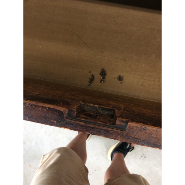 Antique Empire Mahogany Chest of Drawers With Glass Hardware For Sale - Image 16 of 18