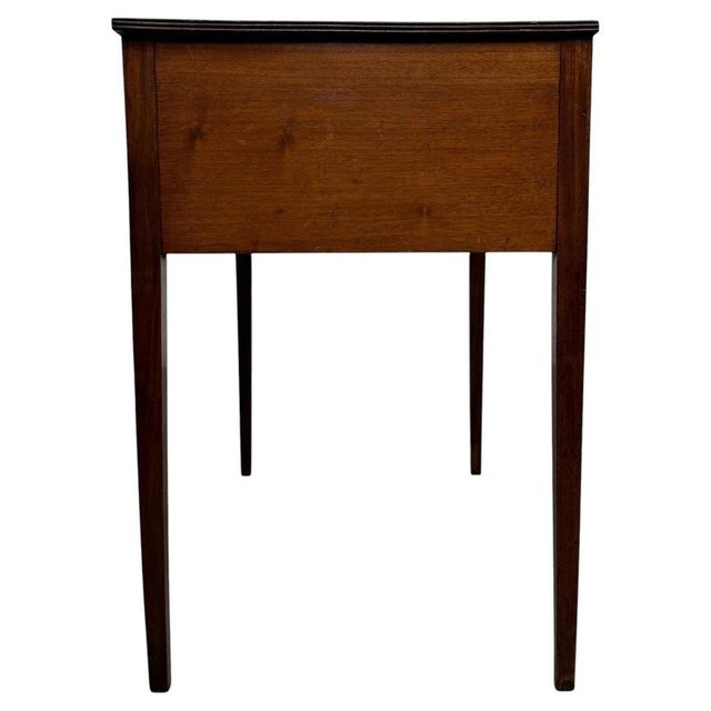Wood 18th Century English Mahogany Writing Table For Sale - Image 7 of 12