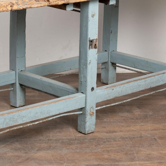 19th Century Rustic Hungarian Long Work Table For Sale - Image 16 of 17