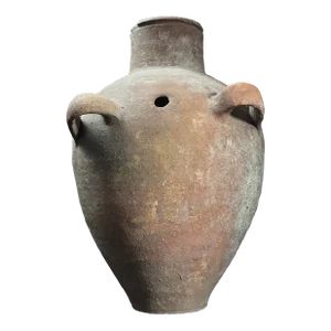 Large Antique Patinated Terracotta Olive Jar