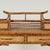 1980s Vintage British Colonial Style Faux Burnt Bamboo and Grasscloth Pagoda Desk For Sale - Image 5 of 16