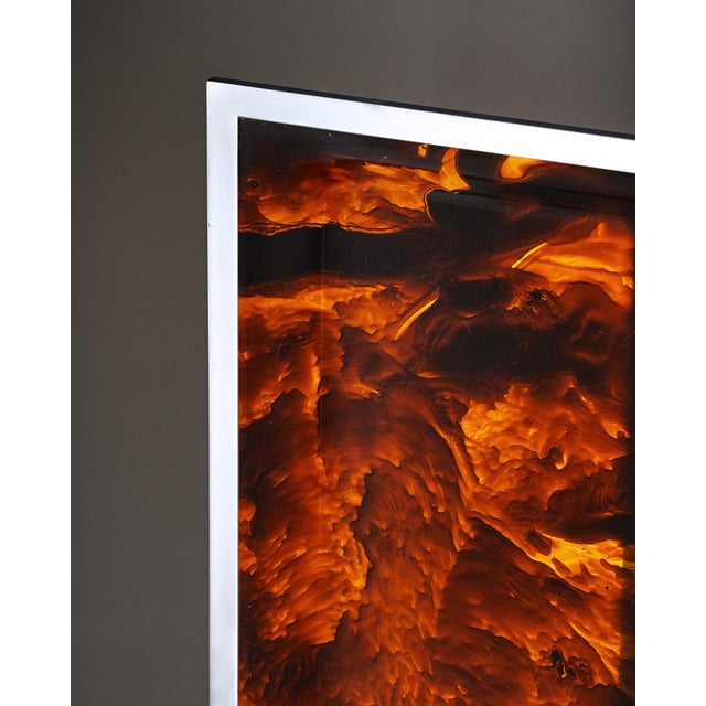 French Lucite and Chrome Vintage Tray For Sale - Image 9 of 9