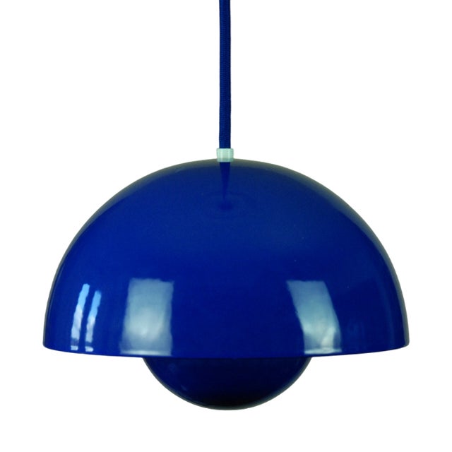 Original VP1 Flowerpot Pendant Lamp by Verner Panton for Louis Poulsen, 1970s For Sale