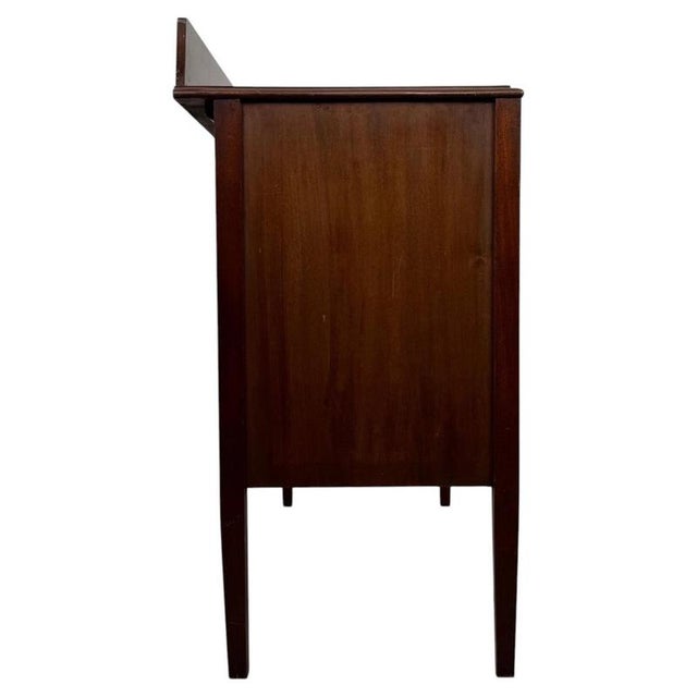 Antique English Inlaid Mahogany Chest of Drawers For Sale - Image 6 of 13