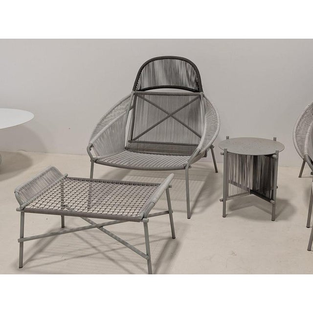 Traveler Outdoor Set in Rope from Roche Bobois, Set of 5 For Sale - Image 10 of 18