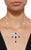 2020s Agi Natural Blue Sapphire & Diamond Necklace 18 Karat White Gold, Suite, Estate For Sale - Image 5 of 8