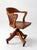 Antique Gunlock Banker's Swivel Desk Chair For Sale - Image 13 of 17