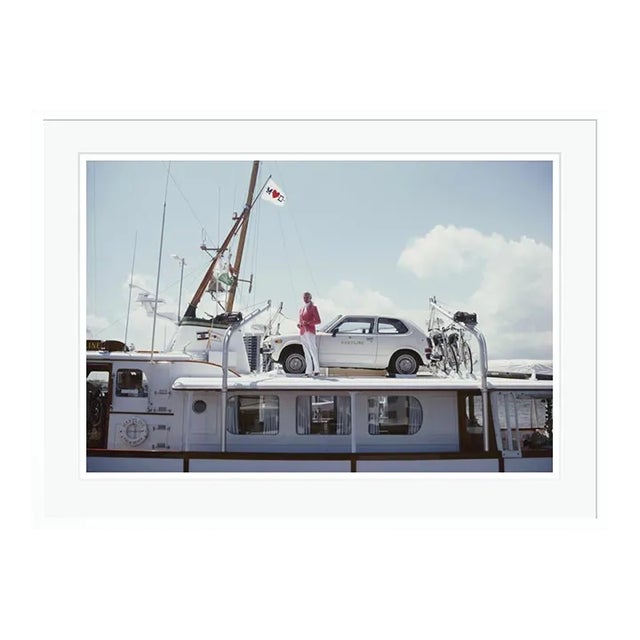 No Transport Problems 1961 by Slim Aarons White Framed C-Print For Sale