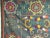 Vintage Large Colorful Floral Embroidered Vintage Suzani Panel For Sale - Image 4 of 9