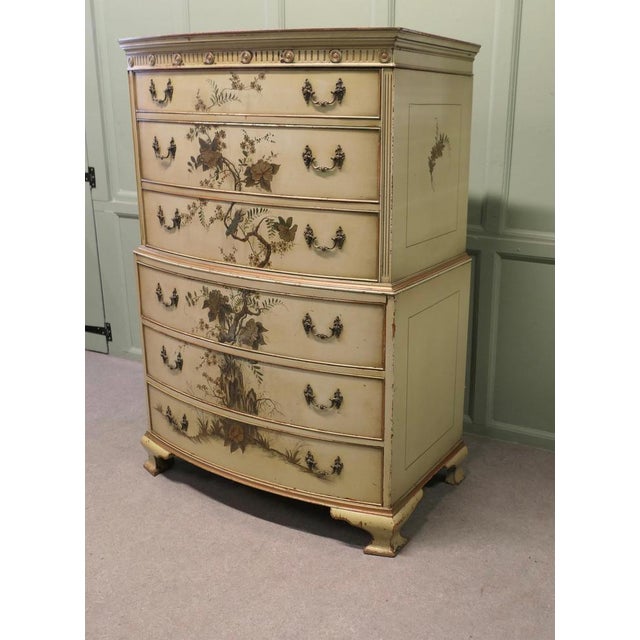 Antique Chinoiserie Chest of Drawers, 1910 For Sale - Image 6 of 9
