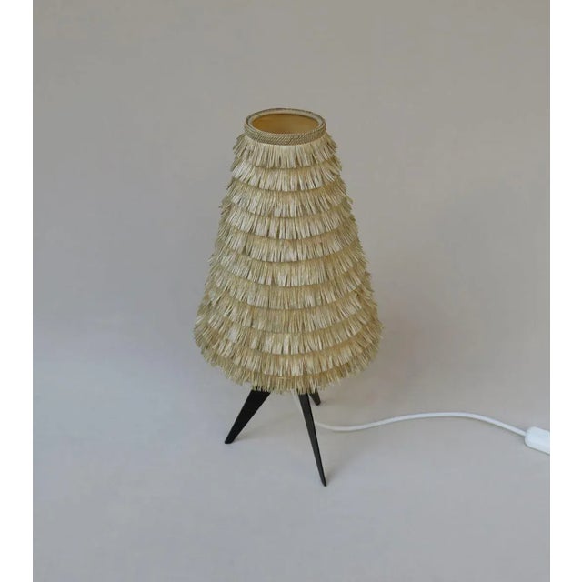 Austrian Tripod Brass Table Lamp, 1950s For Sale - Image 4 of 18
