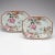 Ceramic Antique 18th Century Chinese Export Porcelain Platters Decorated in Famille Rose Palette Circa 1775 - a Pair For Sale - Image 7 of 13
