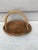 Rope and Cork Fruits Basket Audoux Minet. 15.3 inches.
