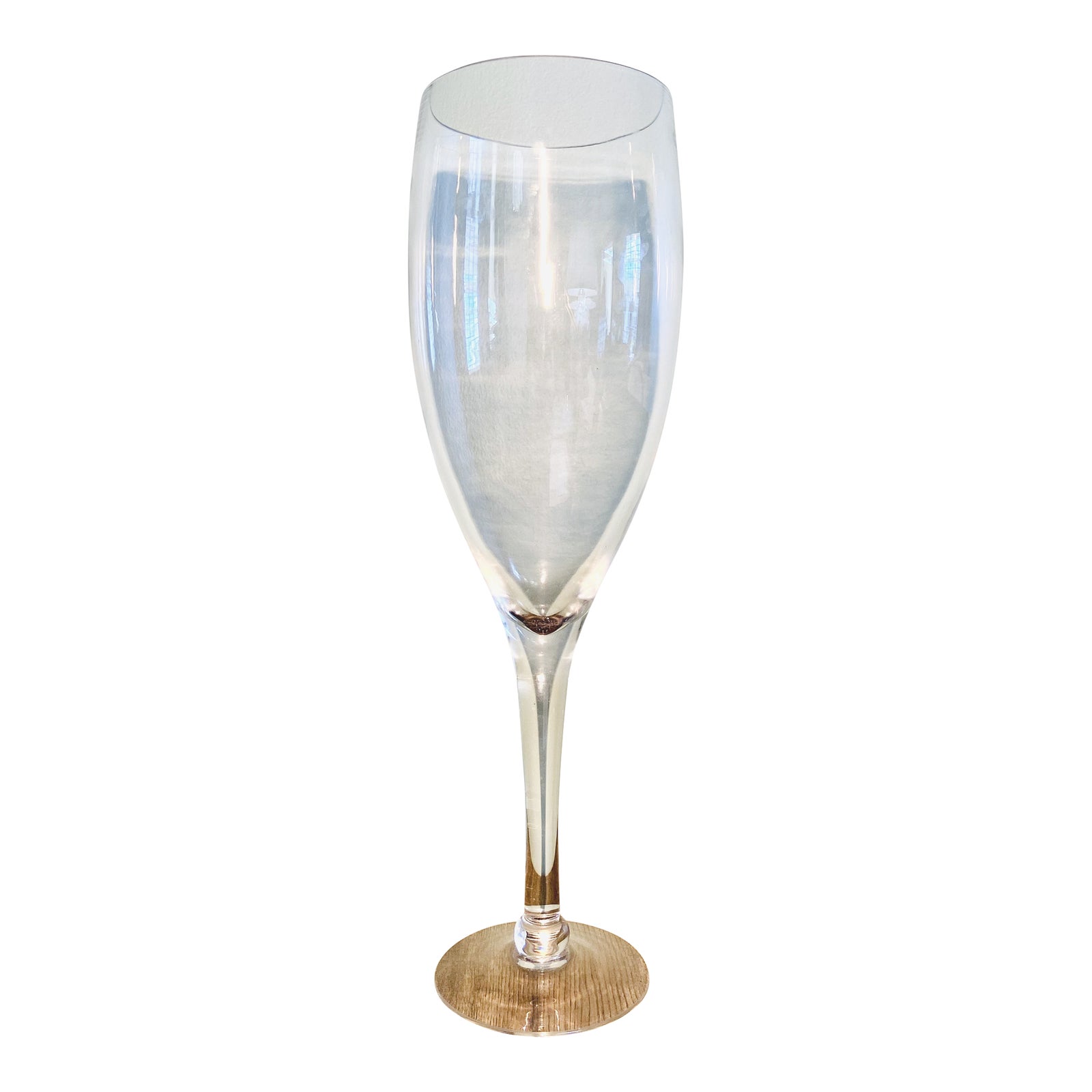 Vintage Large Decorative Wine Glass Chairish