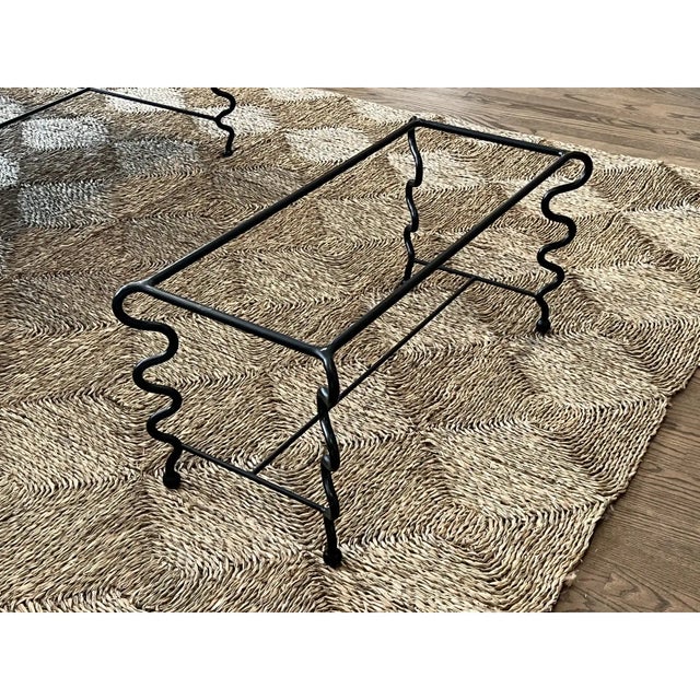 Contemporary 'Serpentine" Coffee Table Base Chairish