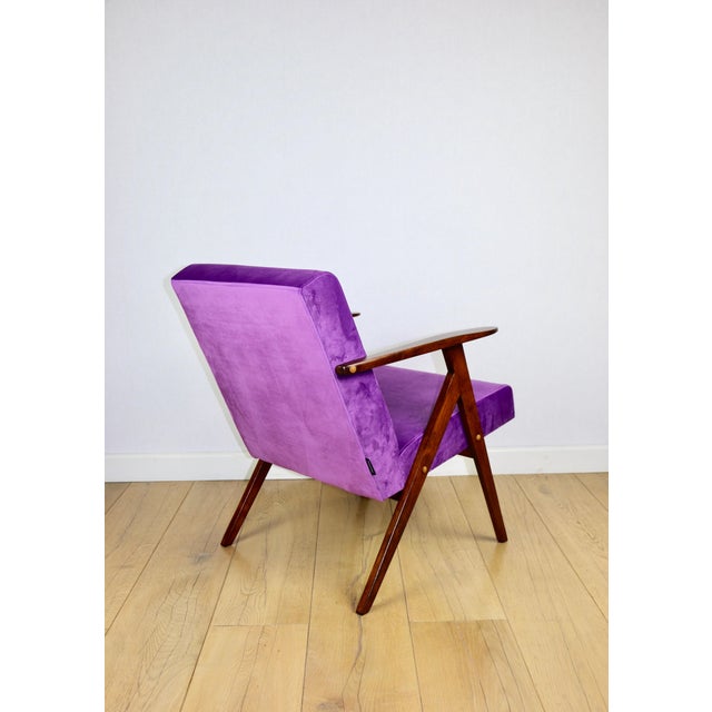 Mid-Century Modern Vintage Light Blue Var B310 Armchair, 1970s For Sale - Image 3 of 11