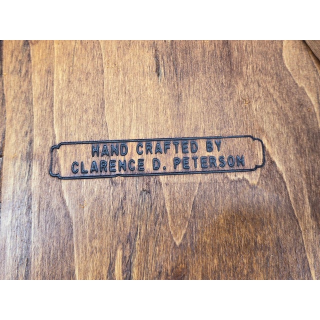 1970s Vintage Triangular Parquet Stacking Tables, Set of 3 For Sale - Image 11 of 11