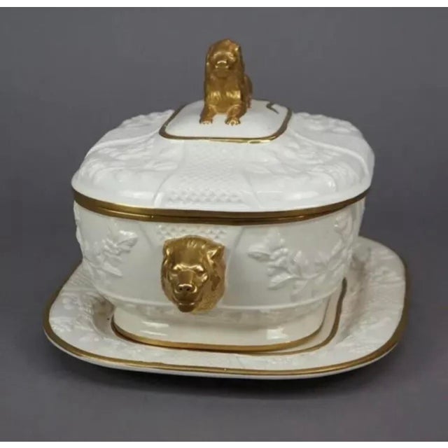 Late 20th Century Mottahedeh Design Bassoon Italian Porcelain Tureen ...