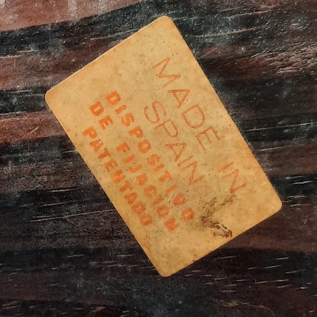 Spanish Wooden Stool, 1960s For Sale - Image 9 of 10