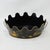 This exquisite vintage toleware planter features a classic oval silhouette with a dramatic, deep scalloped rim,...