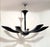 Large Postmodern Murano Glass Nero Infinito Ceiling Light by Seguso for Gallery Gritti Milano, 1990s For Sale - Image 7 of 12