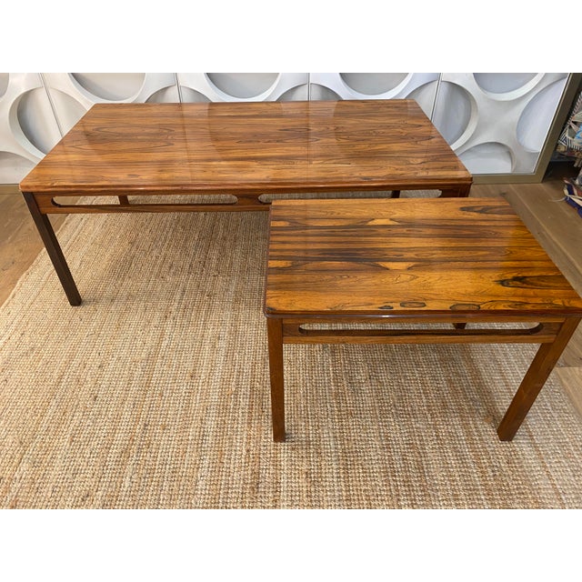 Vintage Coffee Tables by Rasmus Solber for S Mobler, 1960s, Set of 2, in Very Good conditions. Designed 1960 to 1969 This...