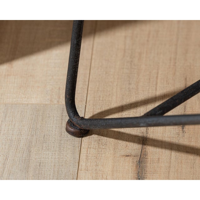 Vintage 90's Industrial Iron and Plywood Dining Chairs – Design by Sauer & Gueswel For Sale - Image 15 of 16