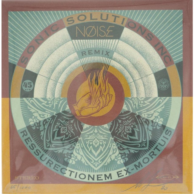 Shepard Fairey, Noise, Lithograph For Sale - Image 8 of 8